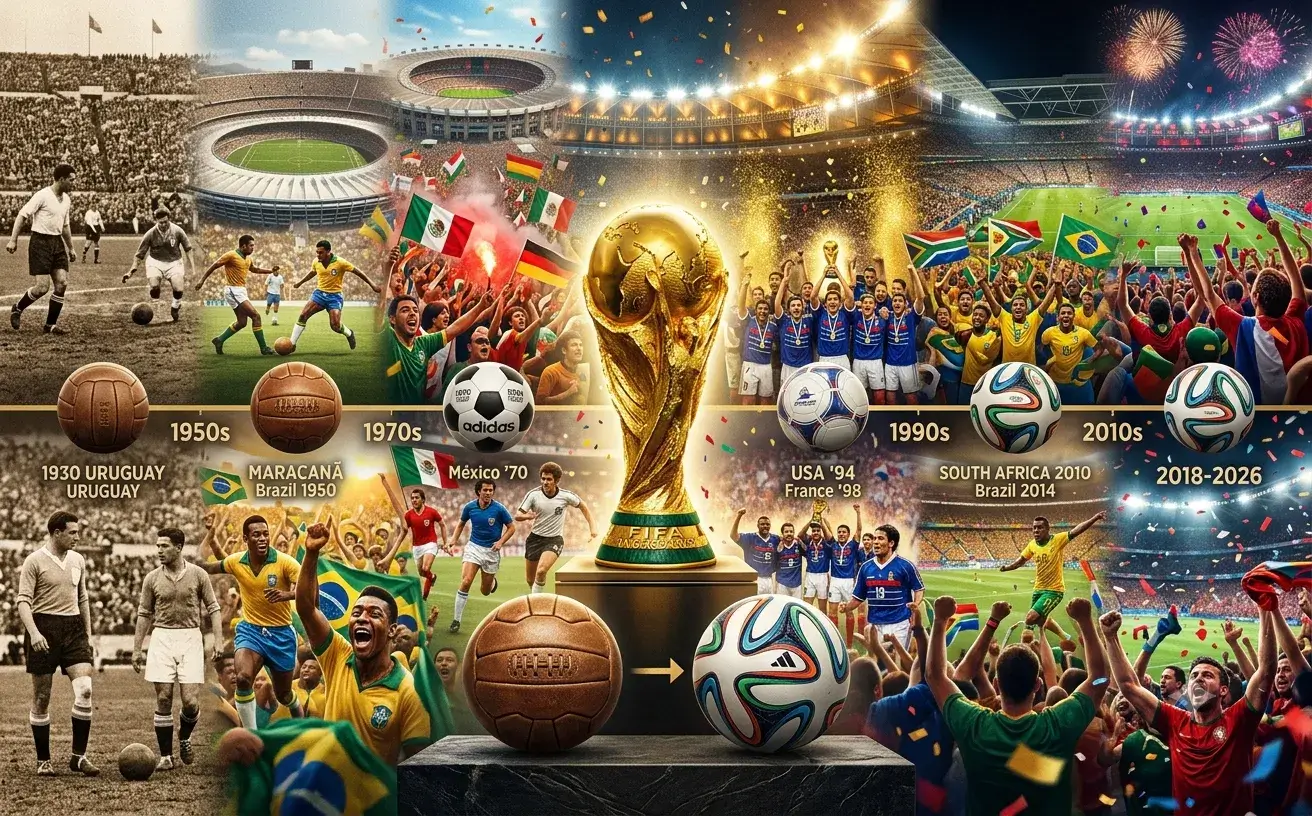 Sejarah Piala Dunia dari 1930 hingga sekarang