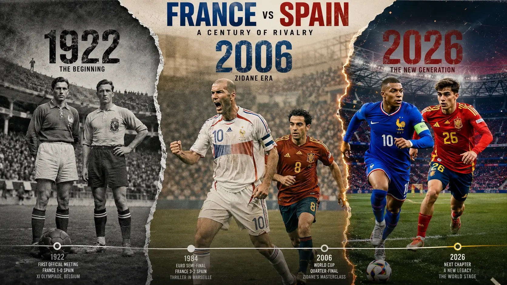 rekor pertemuan prancis vs spanyol