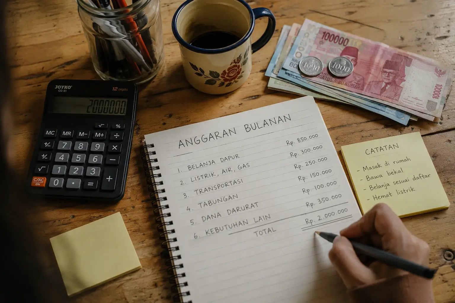tips mengatur keuangan keluarga dengan gaji 2 juta