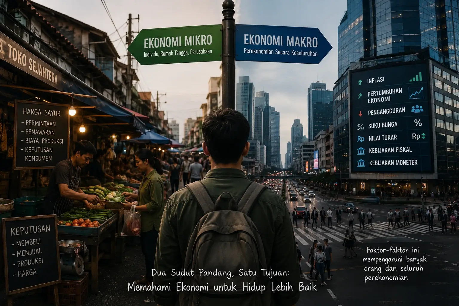 Memahami Perbedaan Ekonomi Mikro dan Ekonomi Makro dalam Kehidupan Sehari-hari